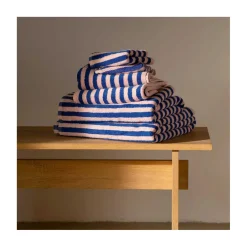 Bongusta gæstehåndklæde "Naram" - dazzling blue/rose