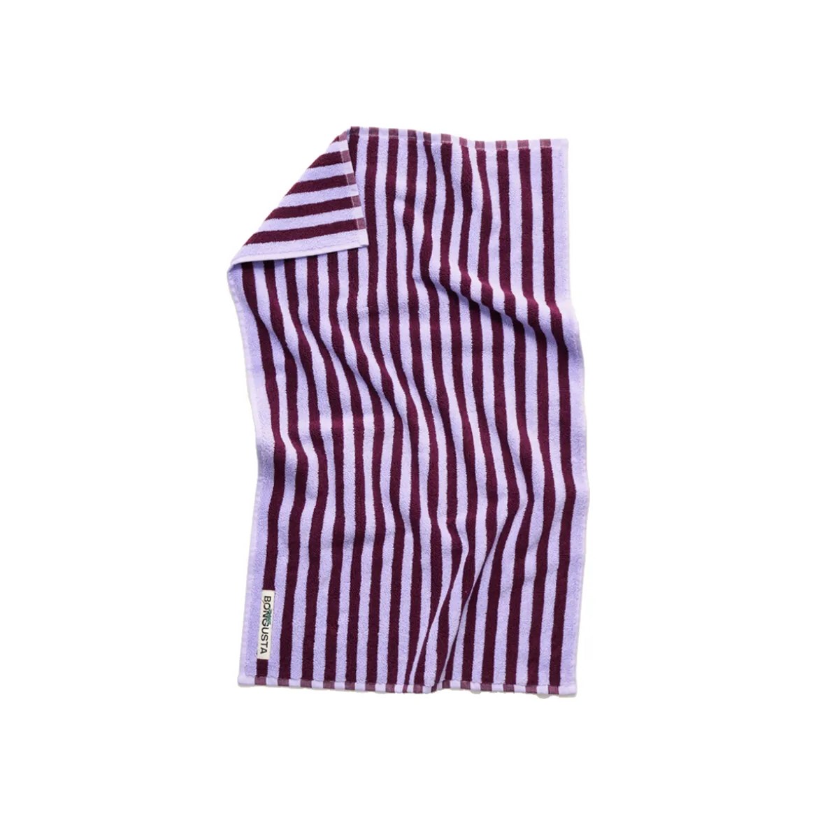 Bongusta håndklæde "Naram" - wine & lavenderblue