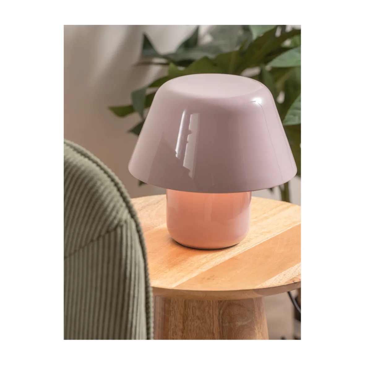 Bordlampe "Afan" - rosa