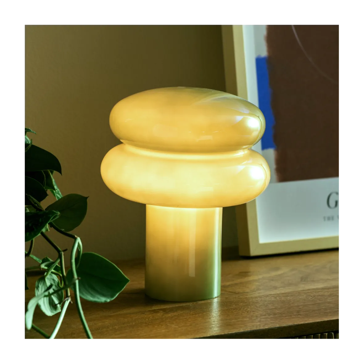 Bordlampe "Incesante Double" - Jungle green