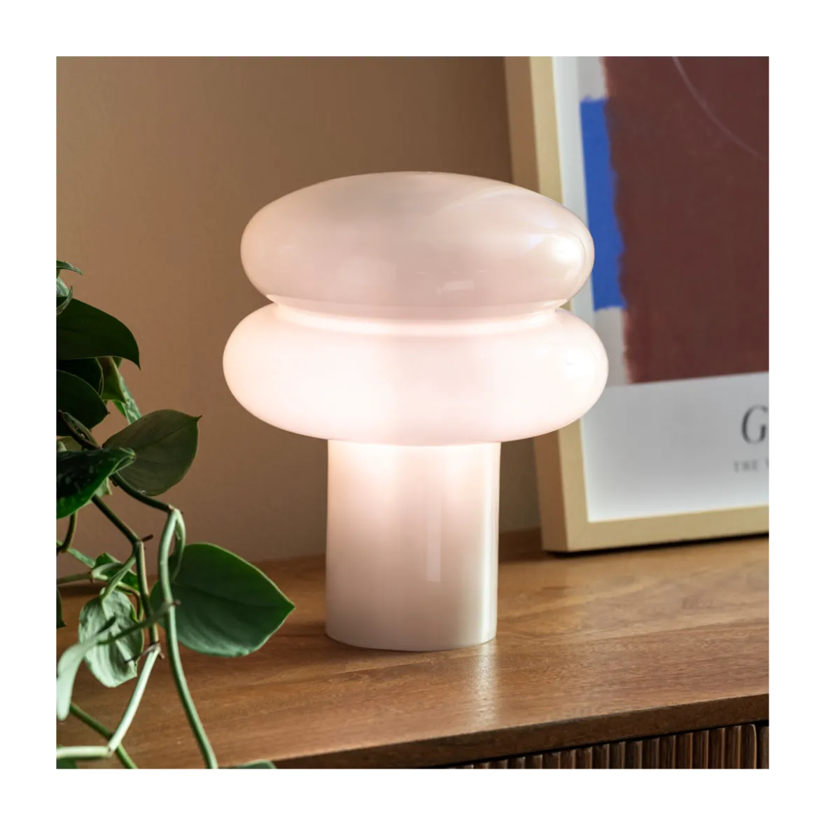 Bordlampe "Incesante Double" - Warm grey