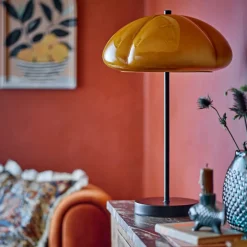 Bordlampe "Kinoko" - gul