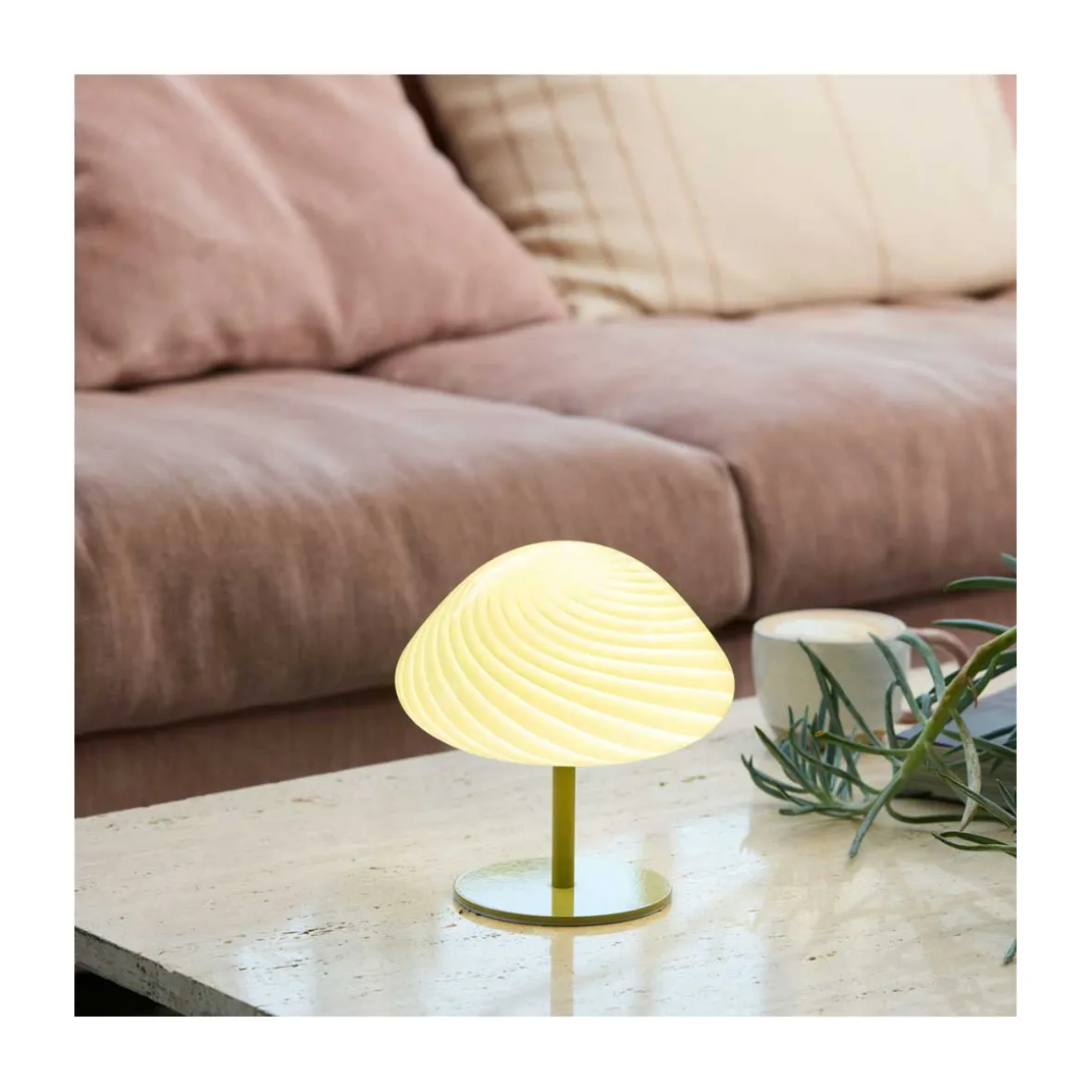 Bordlampe "Mini Mush" - grøn