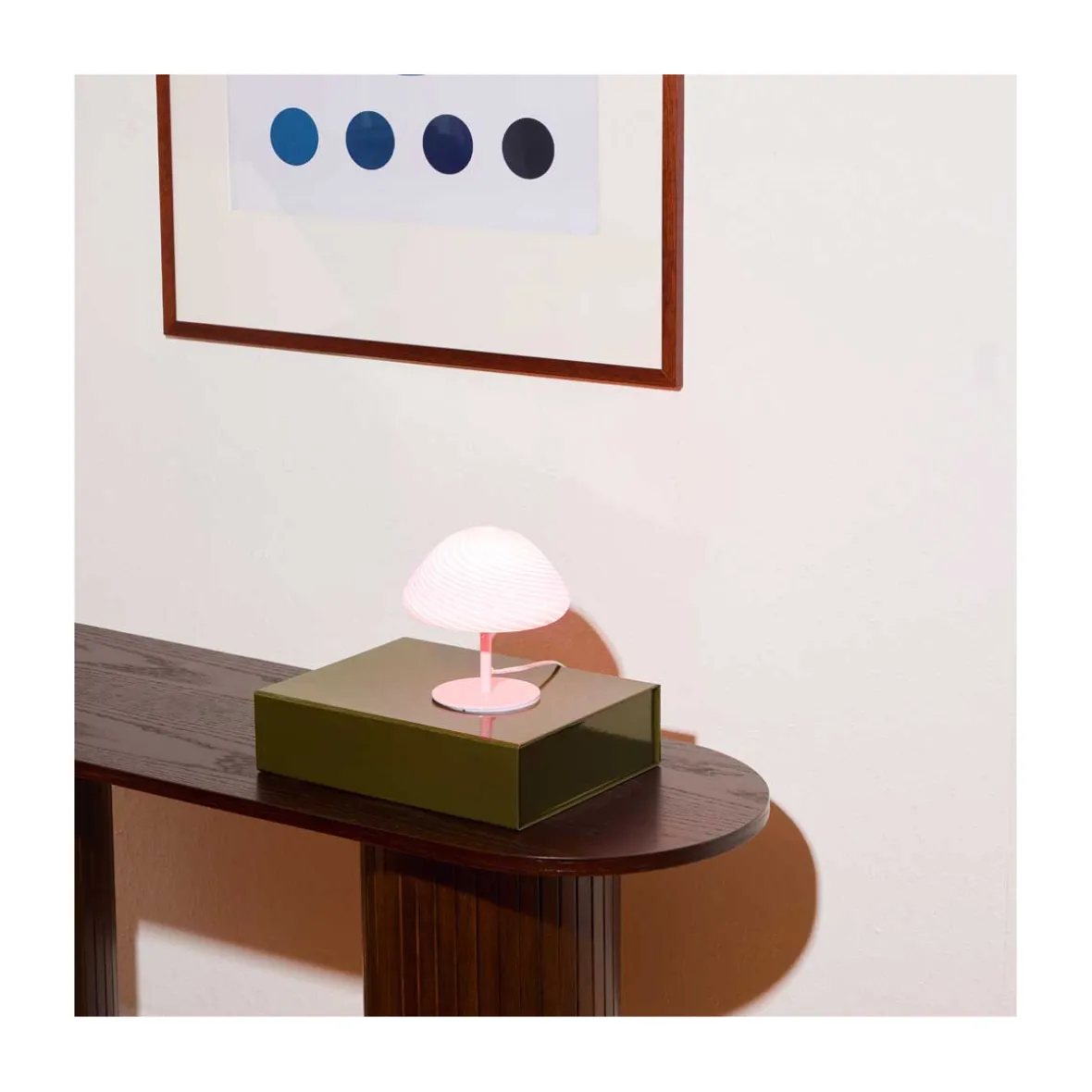 Bordlampe "Mini Mush" - rosa