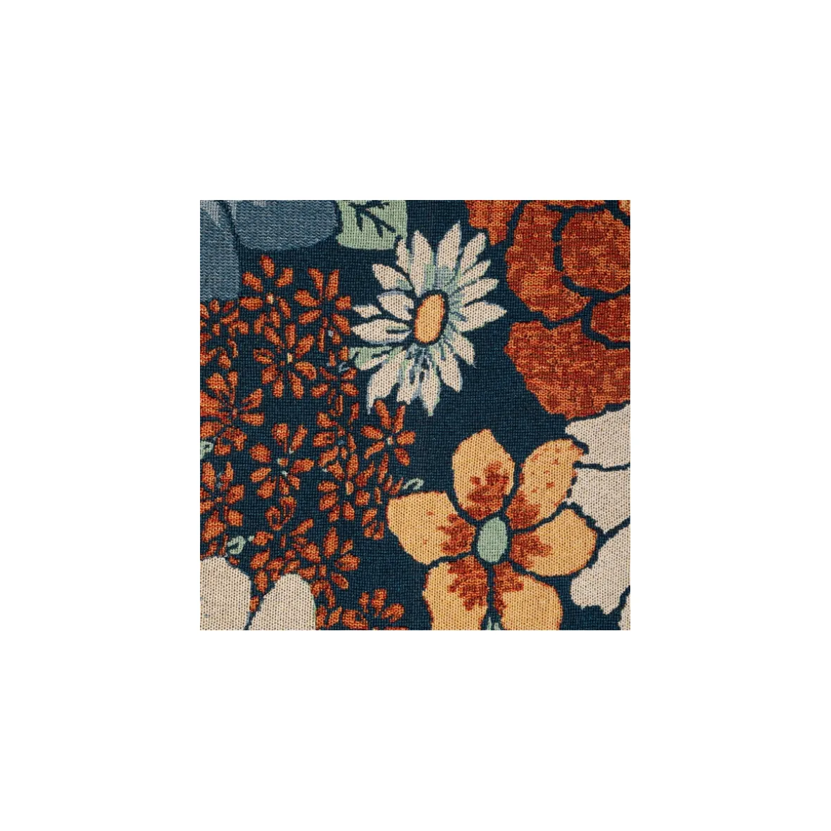 Dobbeltvævet plaid ''Multi flowers''
