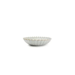 Dyb tallerken "White Lotus" - 22 cm.