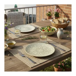 Frokosttallerken ''Isa'' - blå/grøn
