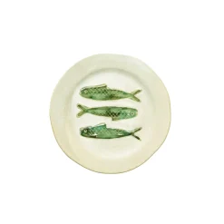 Frokosttallerken i stentøj ''Sardine'' - Grøn