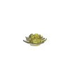 Fyrfadsstage "Flower" - olive
