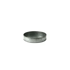 Galvaniseret bakke - Ø 25 cm.