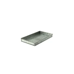 Galvaniseret bakke - 3x17x32 cm.