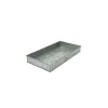 Galvaniseret bakke - 5x20x40 cm.