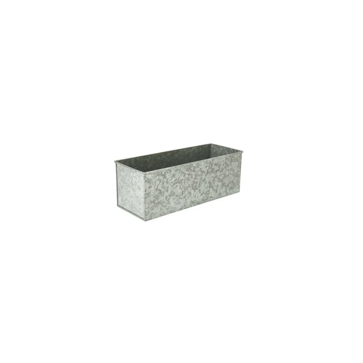 Galvaniseret kasse - 12x12x33 cm.