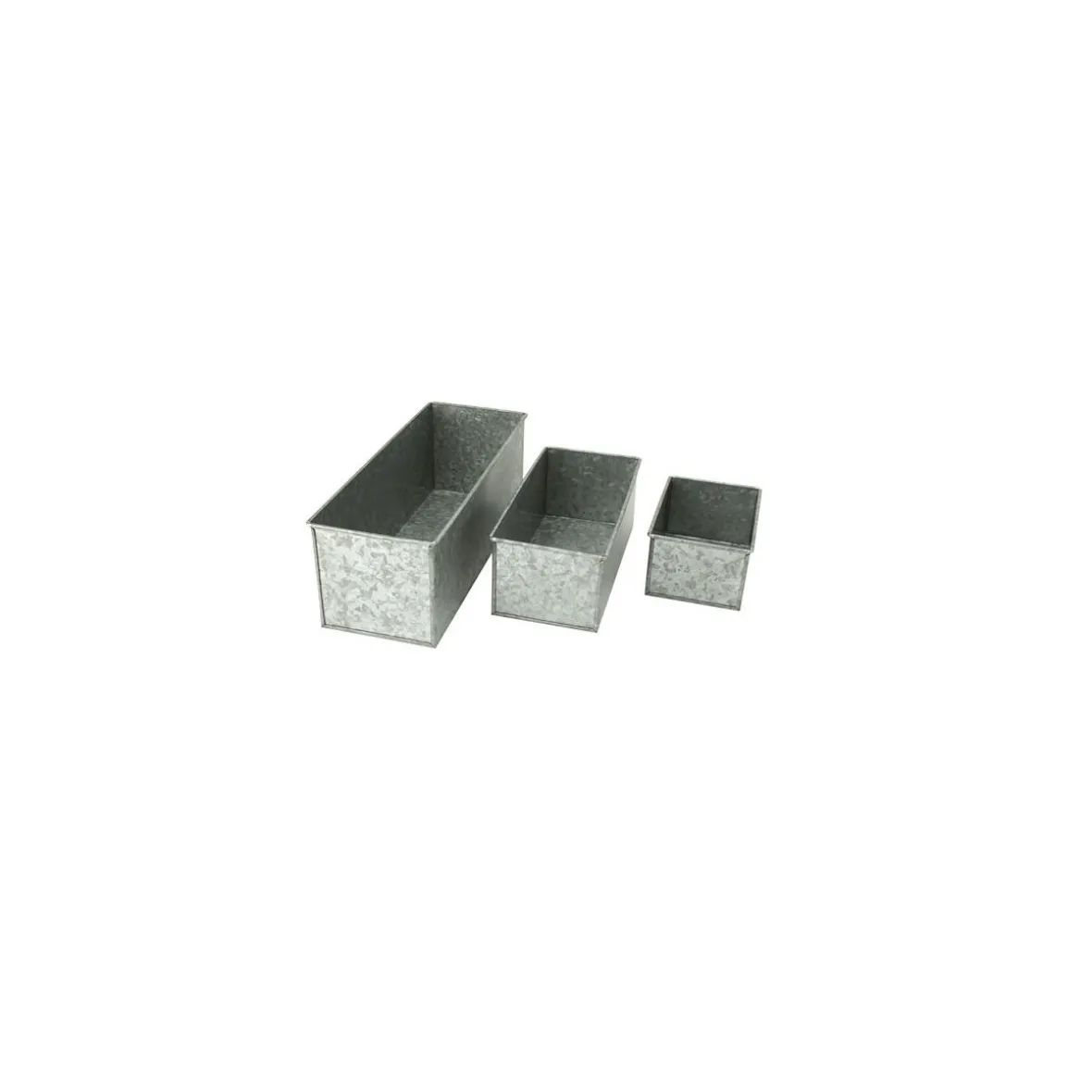 Galvaniseret kasse - 7x10x15 cm.