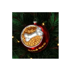 Glasornament - Hundeskål