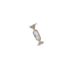 Glasornament karamel konfetti - smal