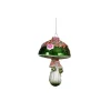 Glasornament - Mushroom - grøn