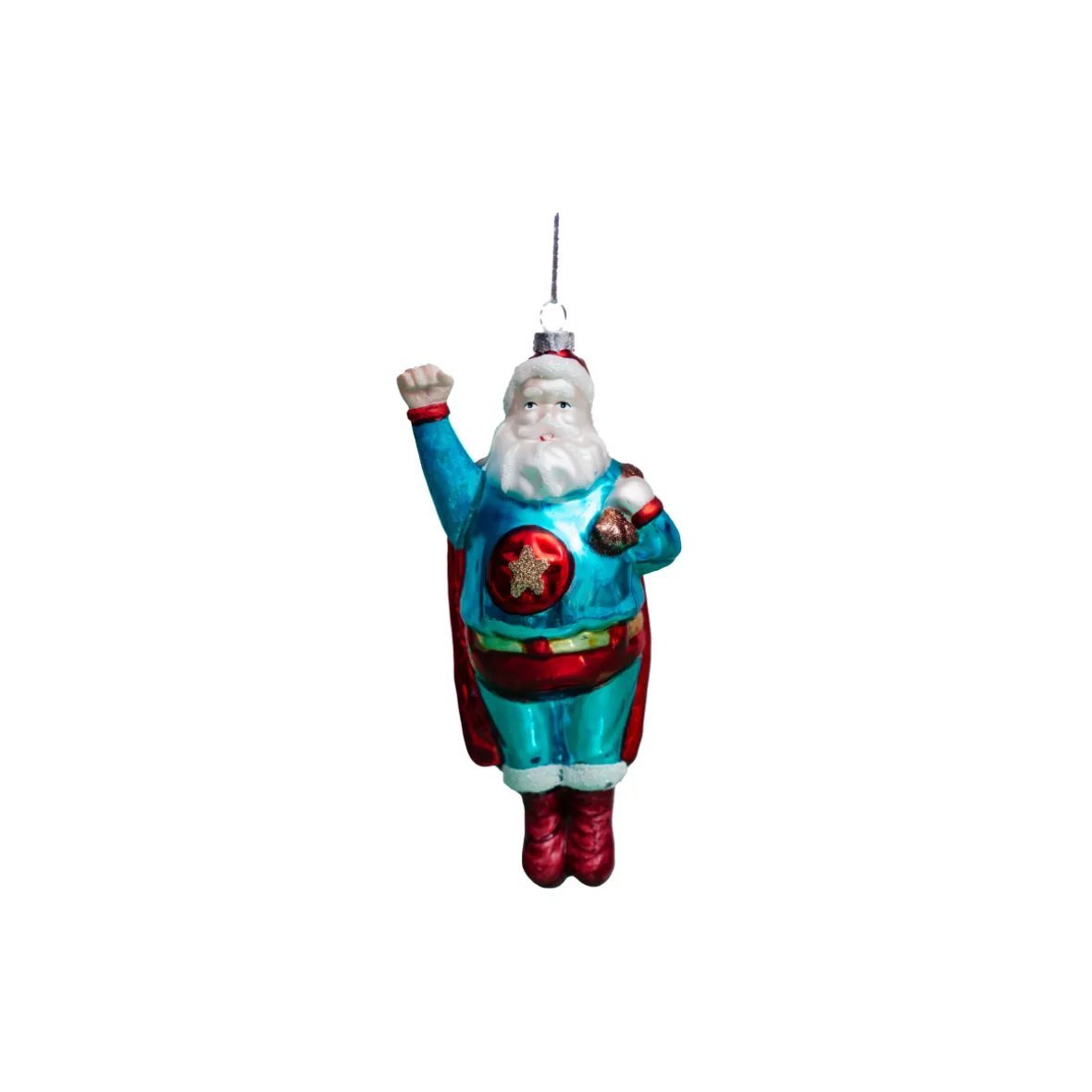 Glasornament - Super santa