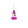 Glasornament - vintage bell - lilla