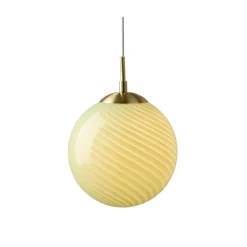 Glaspendel "Candy" olive - 30 cm.
