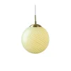 Glaspendel "Candy" olive - 25 cm.