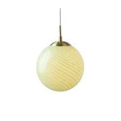 Glaspendel "Candy" olive - 25 cm.