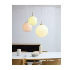 Glaspendel "Candy" olive - 25 cm.