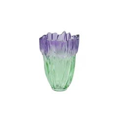 Glasvase "Tulips" - lilla