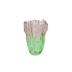 Glasvase "Tulips" - rosa