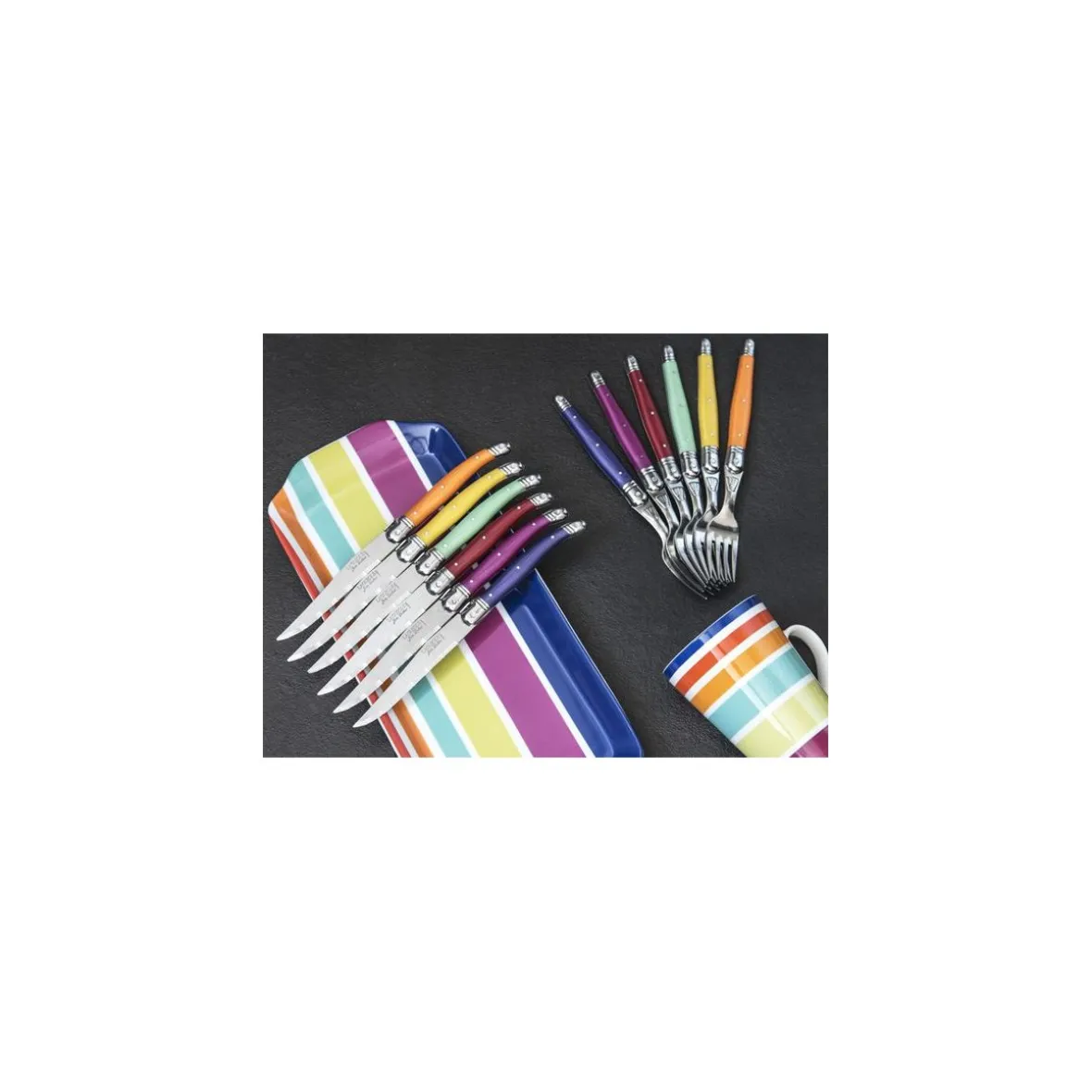 Grillknive "Laguiole" 6 stk. - multi