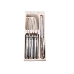 Grillknive "Laguiole" 6 stk. - stål
