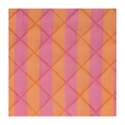 Grydelapper ''Stripes'' 2 stk. - orange/rosa