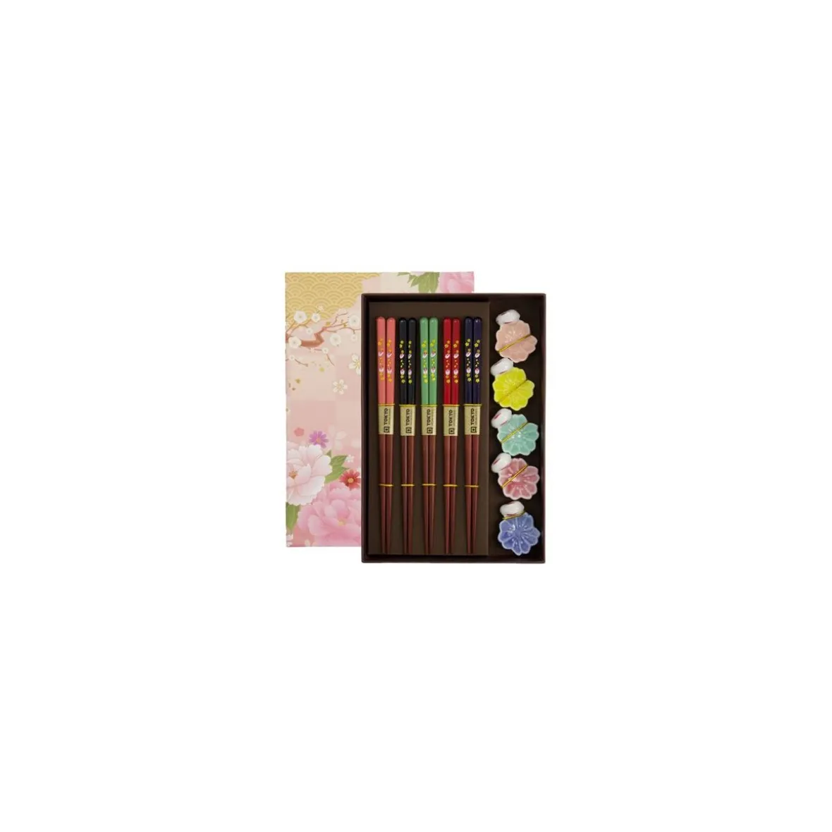 Japanske spisepinde med holder "Rabbit sakura"