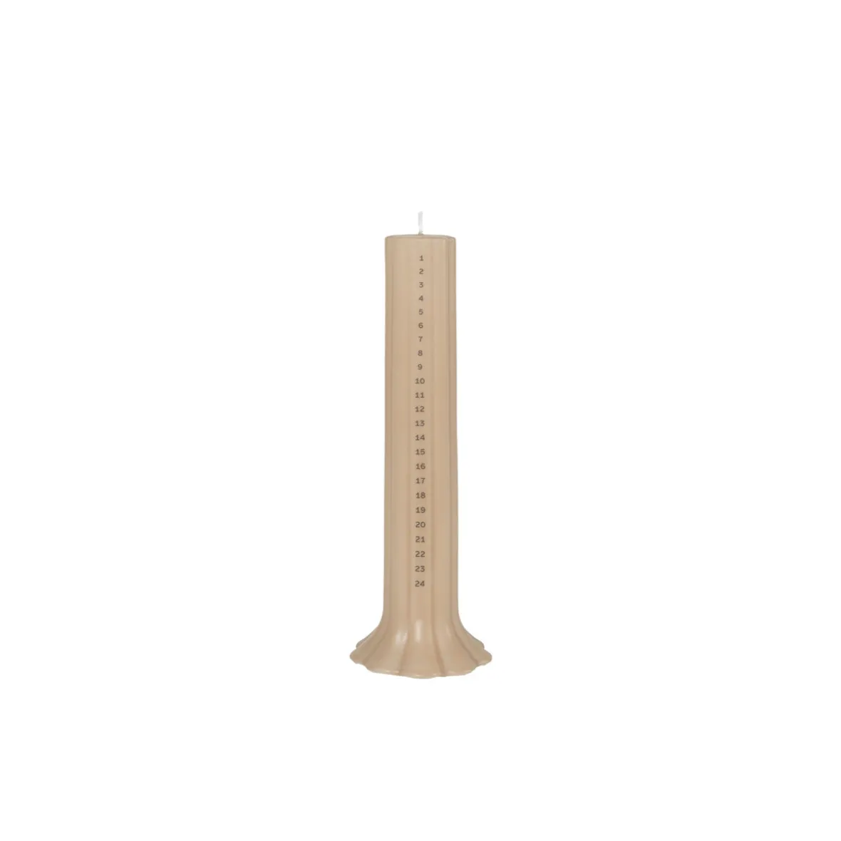 Kalenderlys "Heli" - Walnut