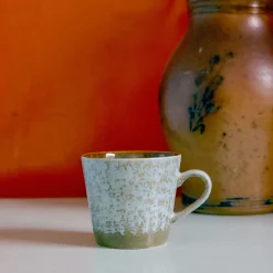 Keramikkrus cappuccino - Verdigris