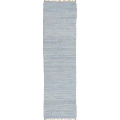 Kludeløber - lyseblå - 70x250 cm.