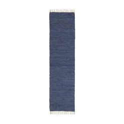 Kludeløber - mørkeblå - 70x250 cm.