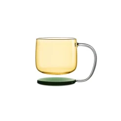 Krus i krystalglas ''Jelly'' - gul/grøn