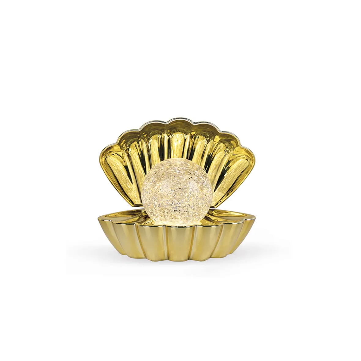 Lampe ''Coki'' - guldfarvet/blank
