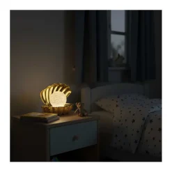 Lampe ''Coki'' - guldfarvet/blank