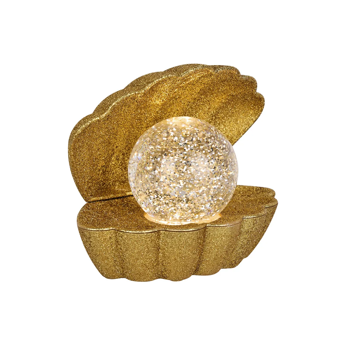 Lampe ''Coki'' - guldfarvet/glitter