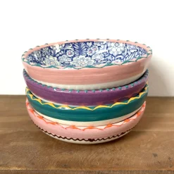 Lav skål ''Florencia'' 18 cm. - blå