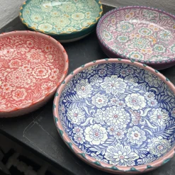 Lav skål ''Florencia'' 18 cm. - rosa
