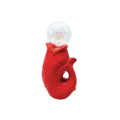 LED lampe "Poisson" - Rød