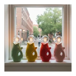 LED lampe "Poisson" - Rød