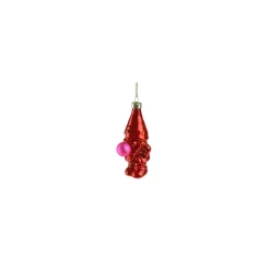 Ornament nisse - rød