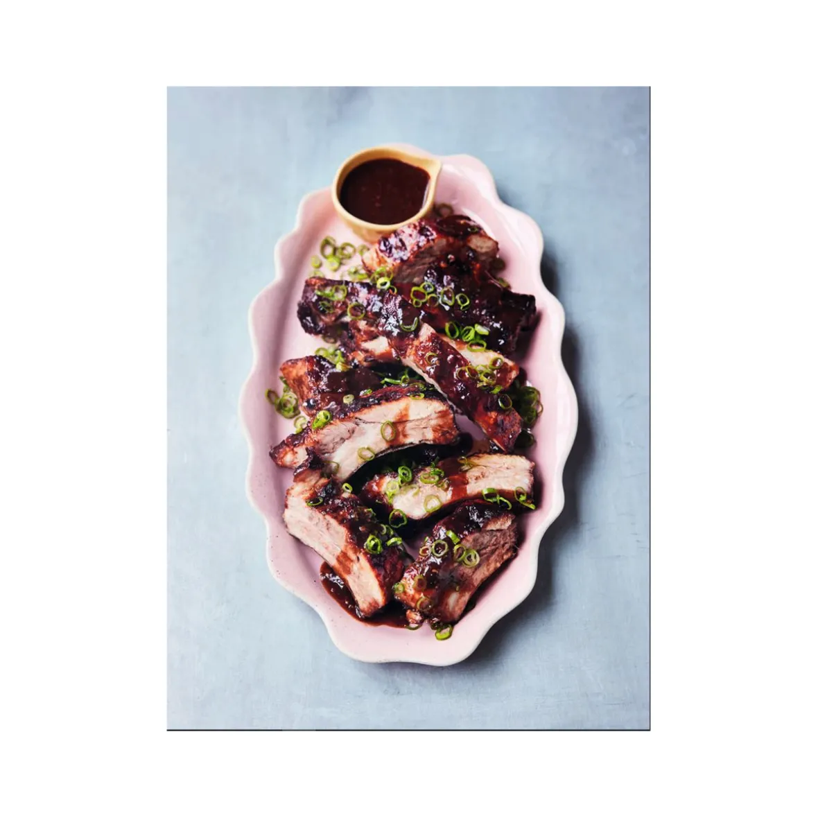 Ovalt fad "Pass me platter" - pink