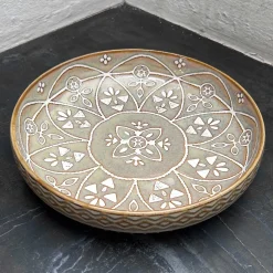 Pastatallerken ''Isa'' - grøn/brun