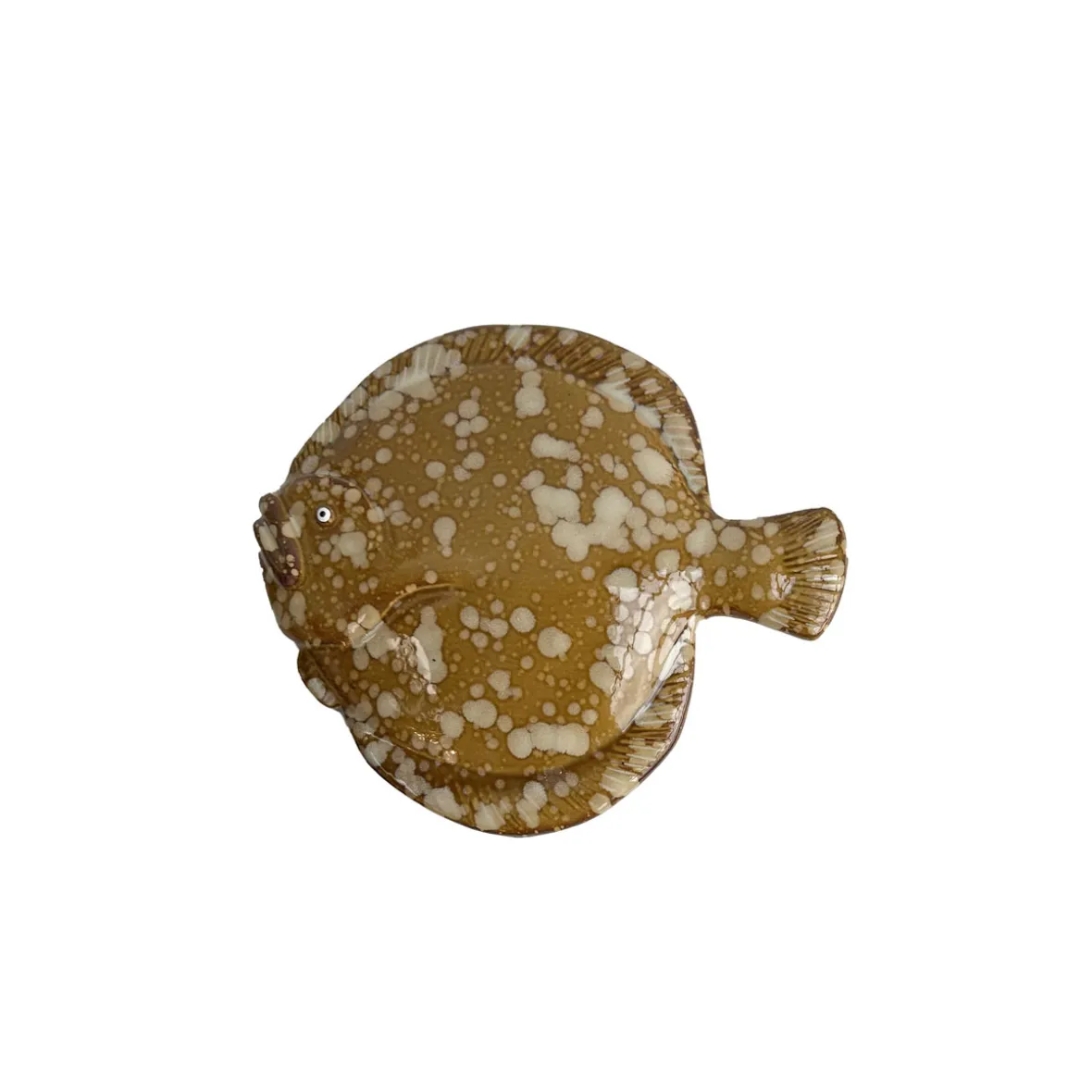 Pigvar i keramik 20 cm. - brun