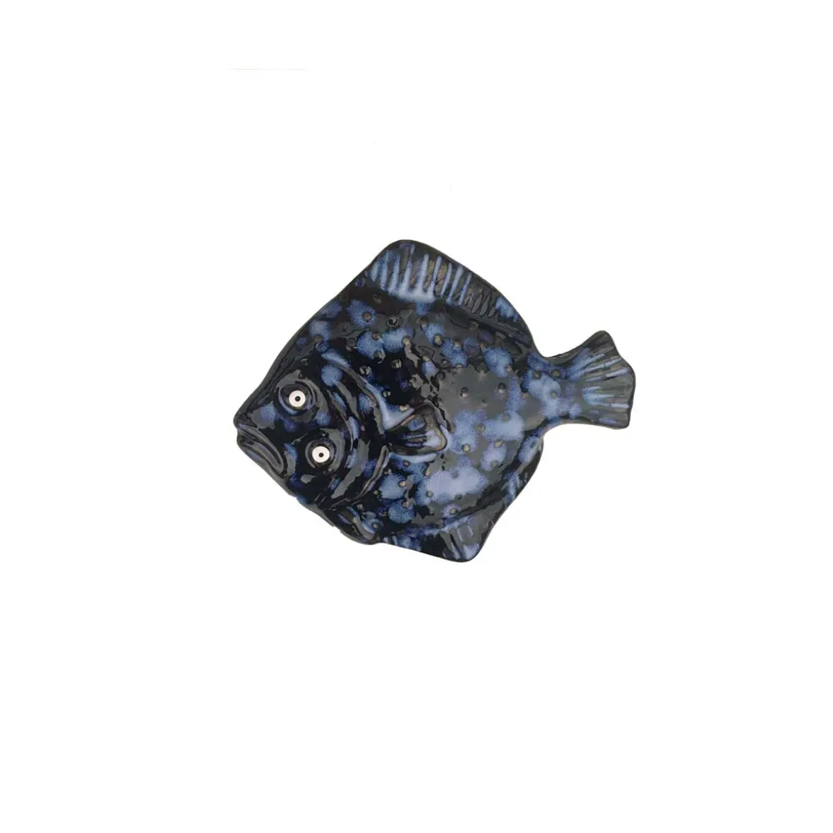 Pigvar i keramik 14 cm. - Sort